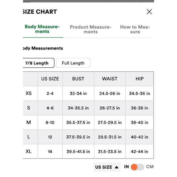 New Halara Women's XS 7/8 Seamless Flow High Waisted Butt Lifting Leggings Salsa - Picture 11 of 12